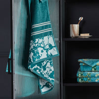 Thumbnail for Bedding House Van Gogh Fleurir Blue Bath Towel