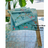 Thumbnail for PIP Studio Les Fleurs Cotton Wash Mitt Blue