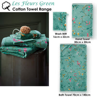 Thumbnail for PIP Studio Les Fleurs Green Wash Mitt 16cm x 22cm