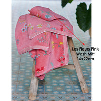 Thumbnail for PIP Studio Les Fleurs Cotton Wash Mitt Pink