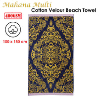 Thumbnail for Bedding House Mahana Multi Cotton Velour Beach Towel