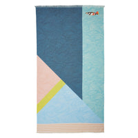 Thumbnail for Oilily Cotton Digital Print Large Towel Stormy Waves