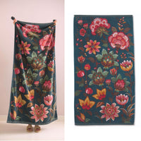 Thumbnail for PIP Studio Sunny Side Up Dark Blue Cotton Beach Towel 100cm x 180cm