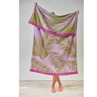 Thumbnail for Bedding House Surfing Beach Twilight Cotton Velour Beach Towel