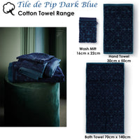 Thumbnail for PIP Studio Tile de Pip Dark Blue Wash Mitt 16cm x 22cm