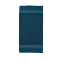Thumbnail for Zellige Pure Cotton Towel 70 x 140 cm - Dark Blue