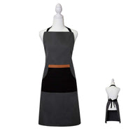 Thumbnail for J Elliot Home Selby Cotton Apron 83 x 68 cm Charcoal & Black