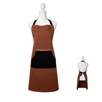 Thumbnail for J Elliot Home Selby Cotton Apron 83 x 68 cm Ginger & Black