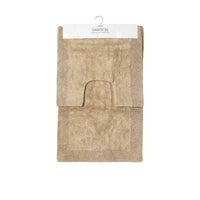 Thumbnail for J.Elliot Home Home 2000GSM 2 Pce Dawson 100% Cotton Bath Mat Set Sand