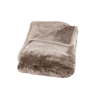Thumbnail for J Elliot Home 800GSM Luxury Winter Thick Mink Blanket Beige Queen