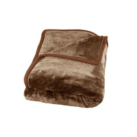 Thumbnail for J Elliot Home 800GSM Luxury Winter Thick Mink Blanket Pecan King