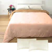 Thumbnail for J.Elliot Home Bim Beri Velvet Reversible Comforter Apricot Queen/ King 220 x 260cm Plus Free Standard Pillowcases