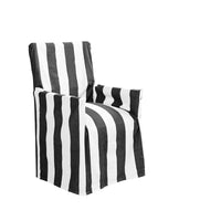 Thumbnail for IDC Homewares Cotton Director Chair Cover Black Stripes