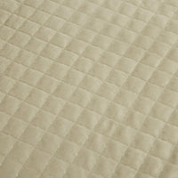 Thumbnail for J.Elliot Home Adela Sandstone Velvet Quilted Coverlet Set Queen/King
