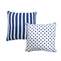 Thumbnail for J.Elliot Home Alexa Reversible Blue Filled Cushion