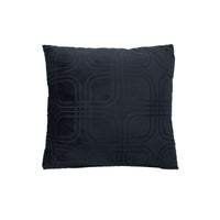 Thumbnail for Embossed Micro Mink Filled Cushion Charcoal 43 x 43 cm