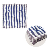 Thumbnail for IDC Homewares Gradient Blue Stripes Box Cushion 40 x 40 x 10 cm