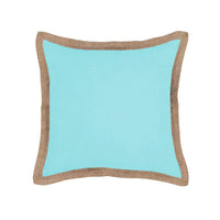 Thumbnail for J Elliot Home Hampton Linen Filled Cushion 50 x 50 cm Angel Blue