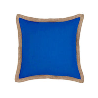 Thumbnail for J Elliot Home Hampton Linen Filled Cushion 50 x 50 cm Blue