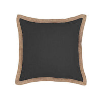 Thumbnail for J Elliot Home Hampton Linen Filled Cushion 50 x 50 cm Charcoal