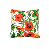 Thumbnail for J.Elliot Home Kalani Floral Filled Cushion 43 x 43 cm Green
