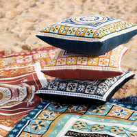 Thumbnail for J Elliot Home Kasbah Luxury Filled Cushion 50 x 50cm Blue