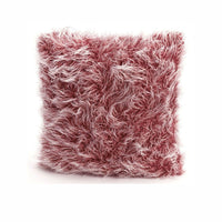 Thumbnail for IDC Homewares Virginia Mohair Cushion Red & White