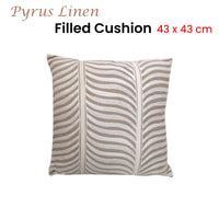 Thumbnail for J.Elliot Home Pyrus Embroidered Linen Filled Cushion 43 x 43 cm