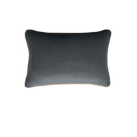 Thumbnail for J Elliot Home Gabriel 100% Cotton Oblong Cushion Cover 33 x 48 cm Charcoal