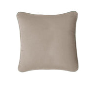 Thumbnail for J Elliot Home Gabriel 100% Cotton Cushion Cover 43 x 43 cm Taupe
