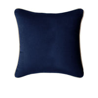 Thumbnail for J Elliot Home Gabriel 100% Cotton Cushion Cover 60 x 60 cm Navy