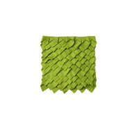 Thumbnail for Small Designed Square Cushion Cover 30 x 30 cm Leaf Green Pleats