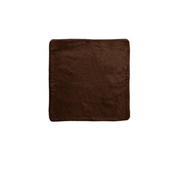 Thumbnail for Lollipop Cotton Piped Square Cushion Cover 40 x 40 cm Chocolate