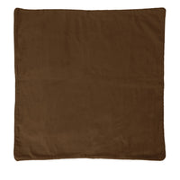 Thumbnail for IDC Homewares Lollipop Extra Large Cotton Piped Square Cushion Cover 90 x 90 cm Chocolate