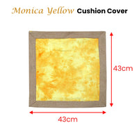 Thumbnail for Monica Yellow Cushion Cover 43 x 43 cm