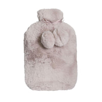 Thumbnail for J.Elliot Home Amara Hot Water Bottle with Super Plush Faux Fur Cover Blush