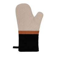 Thumbnail for J Elliot Home Selby Cotton Oven Mitt 34 x 15 cm Sandstone & Black