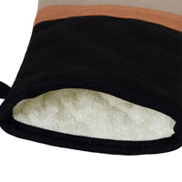 Thumbnail for J Elliot Home Selby Cotton Oven Mitt 34 x 15 cm Sandstone & Black