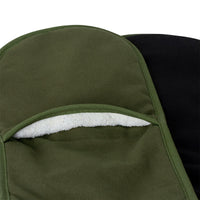 Thumbnail for J Elliot Home Selby Cotton Double Oven Mitt Glove 17 x 82 cm Olive & Black