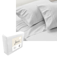 Thumbnail for Jane Barrington 1200TC Olivia Cotton Rich Sheet Set 40cm Wall White Queen