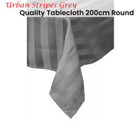 Thumbnail for Quality Urban Grey Tablecloth 200 cm Round