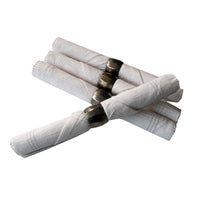 Thumbnail for Set of 4 Maria Cotton Placemats with Napkins and Napkin Rings White