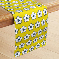 Thumbnail for IDC Homewares 100% Cotton Printed Table Runner Cotton Bud Yellow