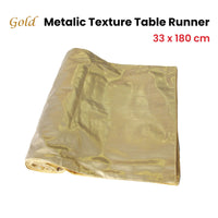 Thumbnail for Gold Metallic Table Runner 33 x 180cm
