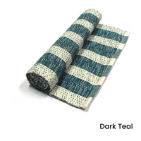 Thumbnail for Noah Stripe Cotton Ribbed Table Runner 33 x 150 cm Dark Teal