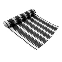 Thumbnail for IDC Homewares Ribbed Pattern Table Runner Panama Narrow Black