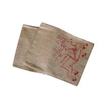 Thumbnail for Christmas Jute Woven Taupe Table Runner 33 x 180cm Reindeers