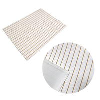 Thumbnail for Gold Stripes Cotton Metallic Print Table Runner 33 x 180 cm