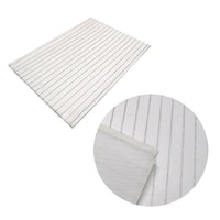 Thumbnail for Silver Stripes Cotton Metallic Print Table Runner 33 x 180 cm