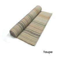 Thumbnail for Willow Cotton Ribbed Table Runner 35 x 152 cm Taupe